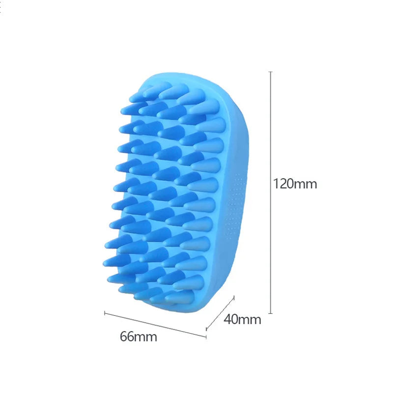 Pet Bath Brush Rubber Comb Hair Removal Brush Pet Dog Cat Grooming Cleaning Glove Massage Pet Hair Care Tool